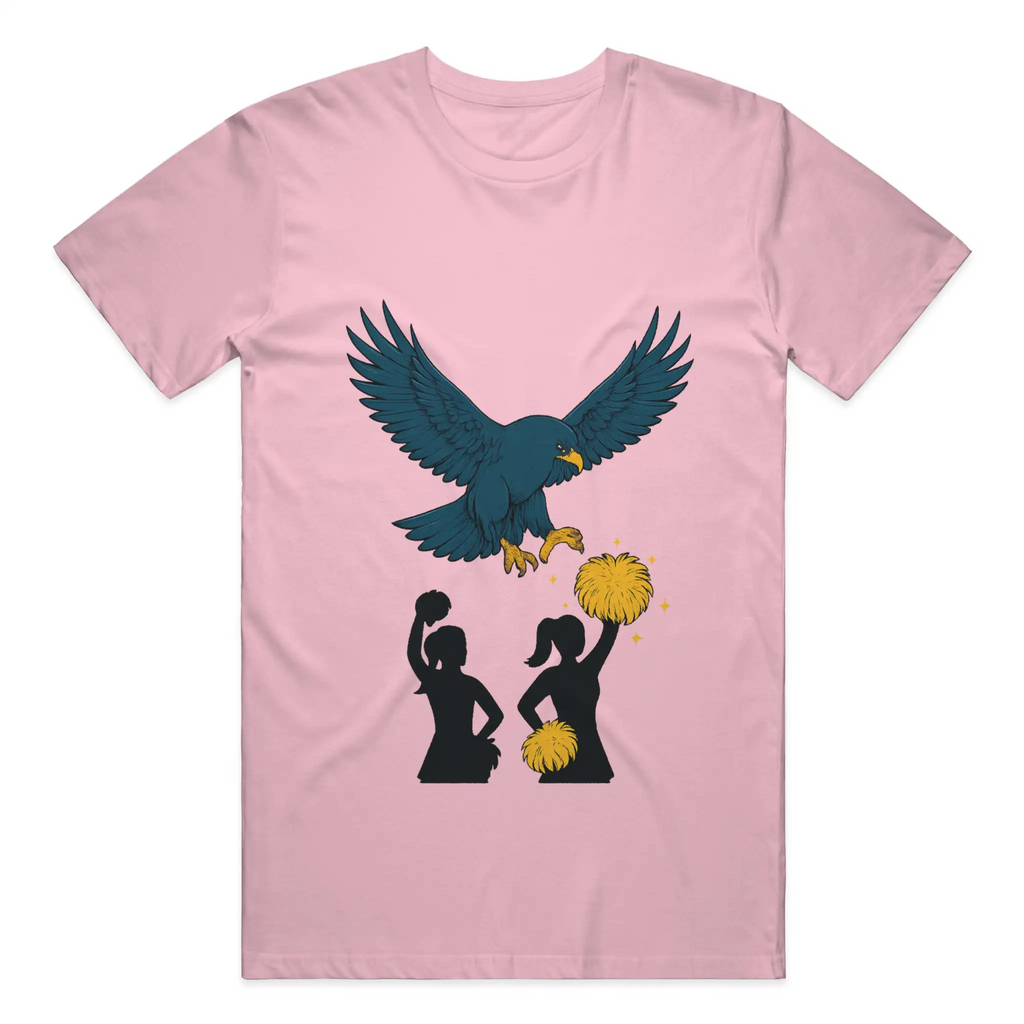 Falcons Sports - T-Shirt - Cheer Squad (Print, Pink)