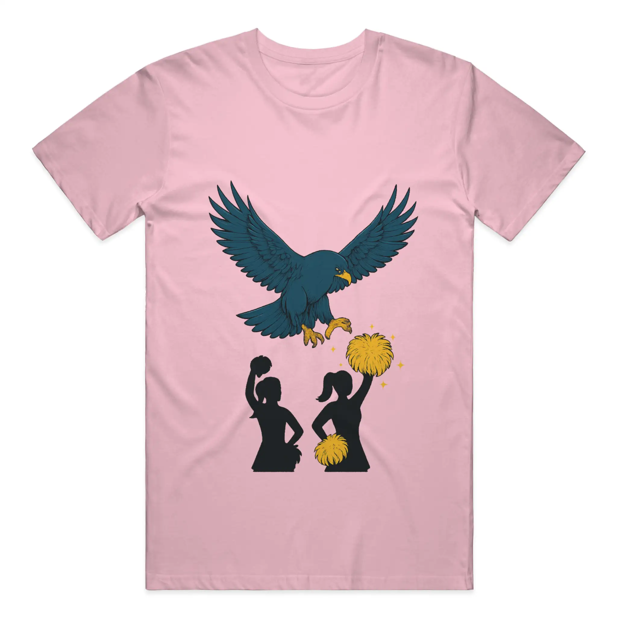 Falcons Sports - T-Shirt - Cheer Squad (Print, Pink)