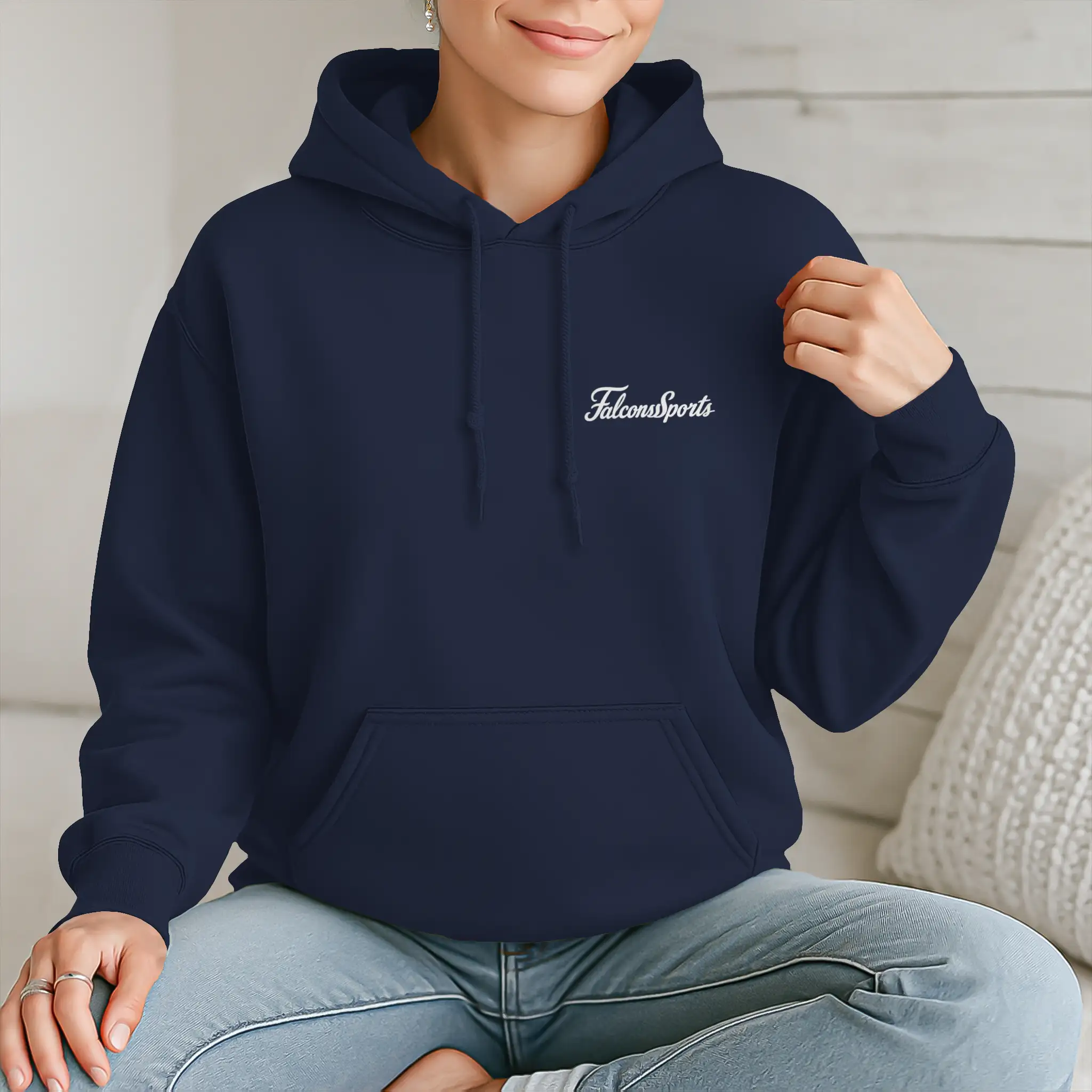  Falcons Sports - Hoodie - Volleyball