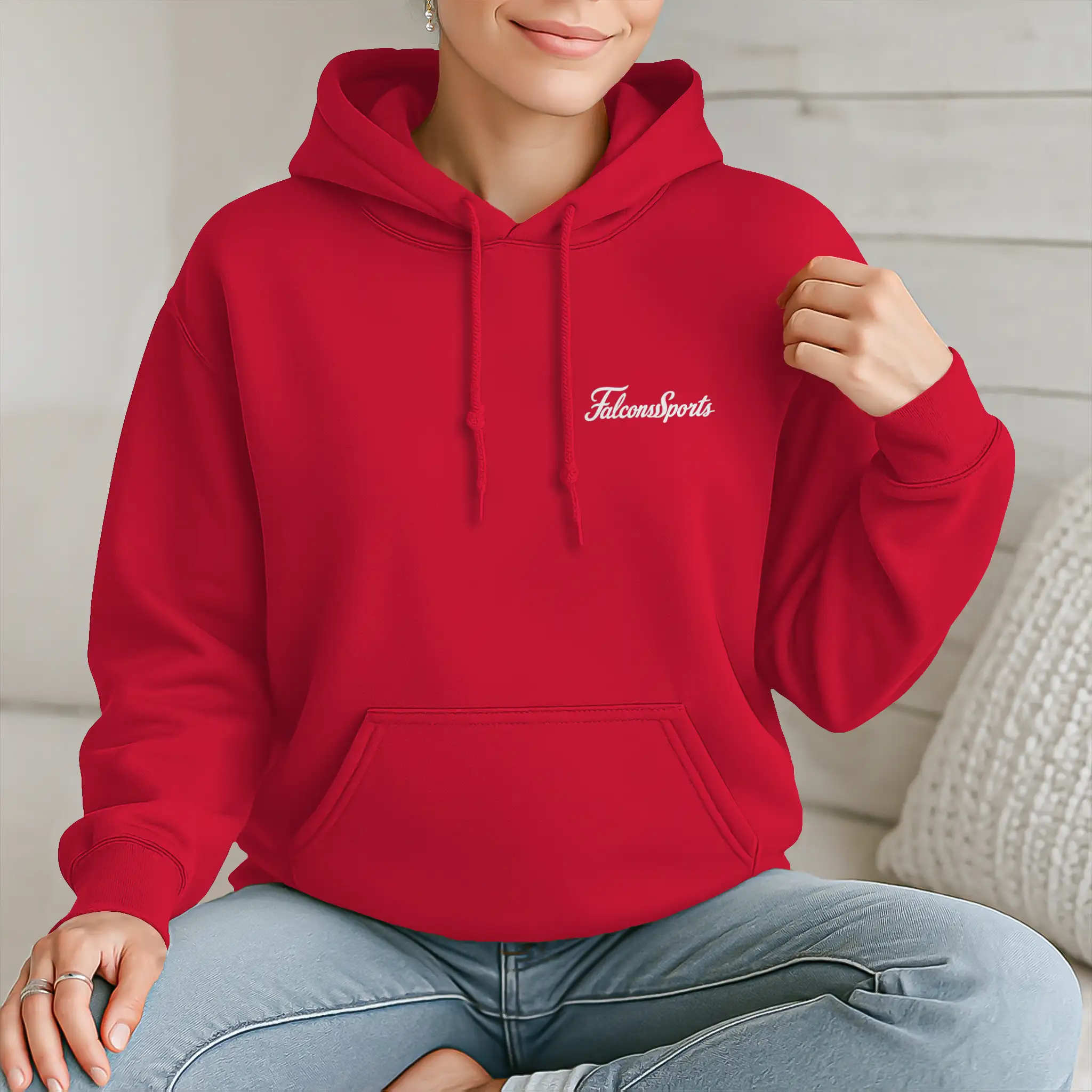 Falcons Sports - Hoodie - Volleyball