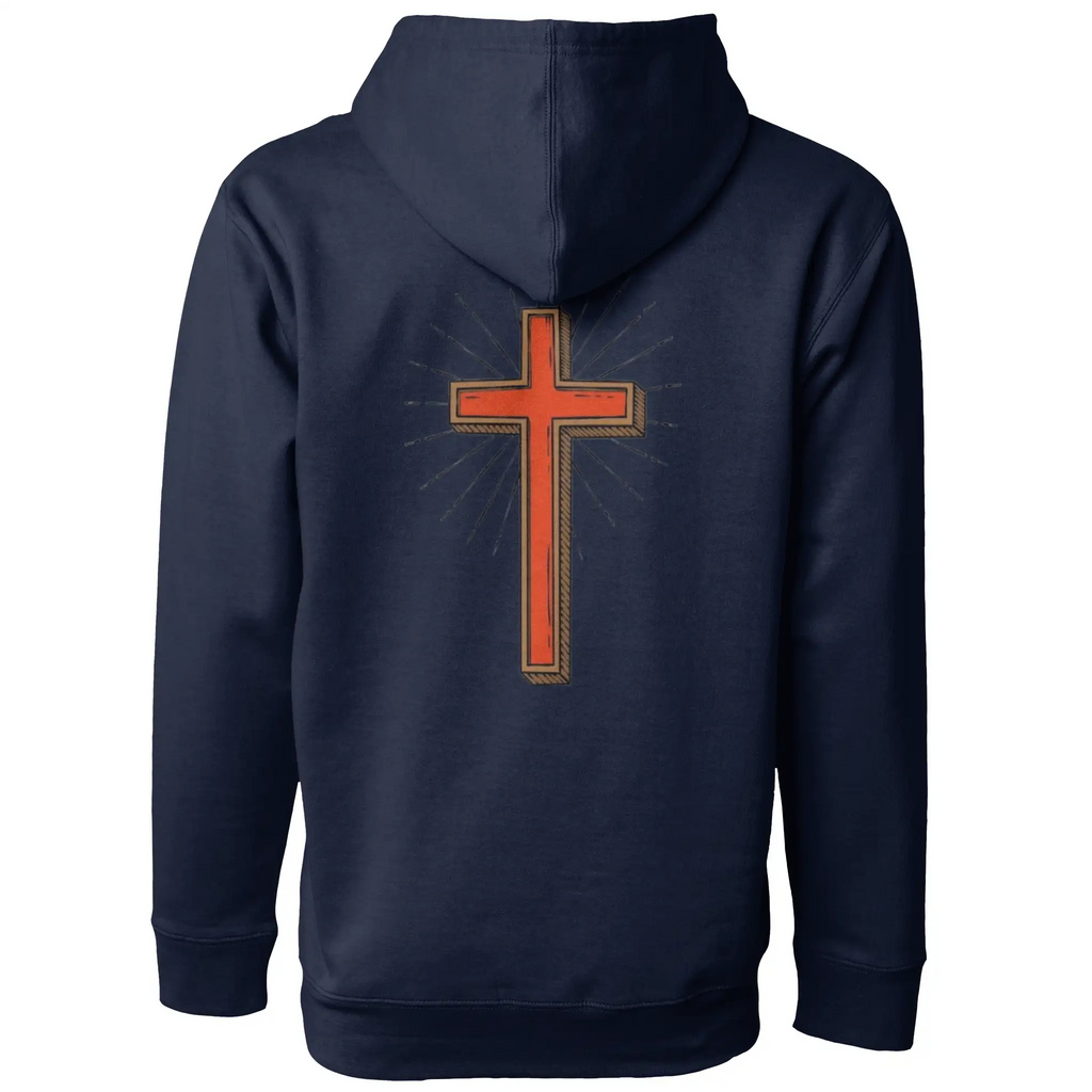 AllHustleFaith - Hoodie - Faith Collection (Red Cross)