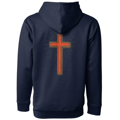 AllHustleFaith - Hoodie - Faith Collection (Red Cross)