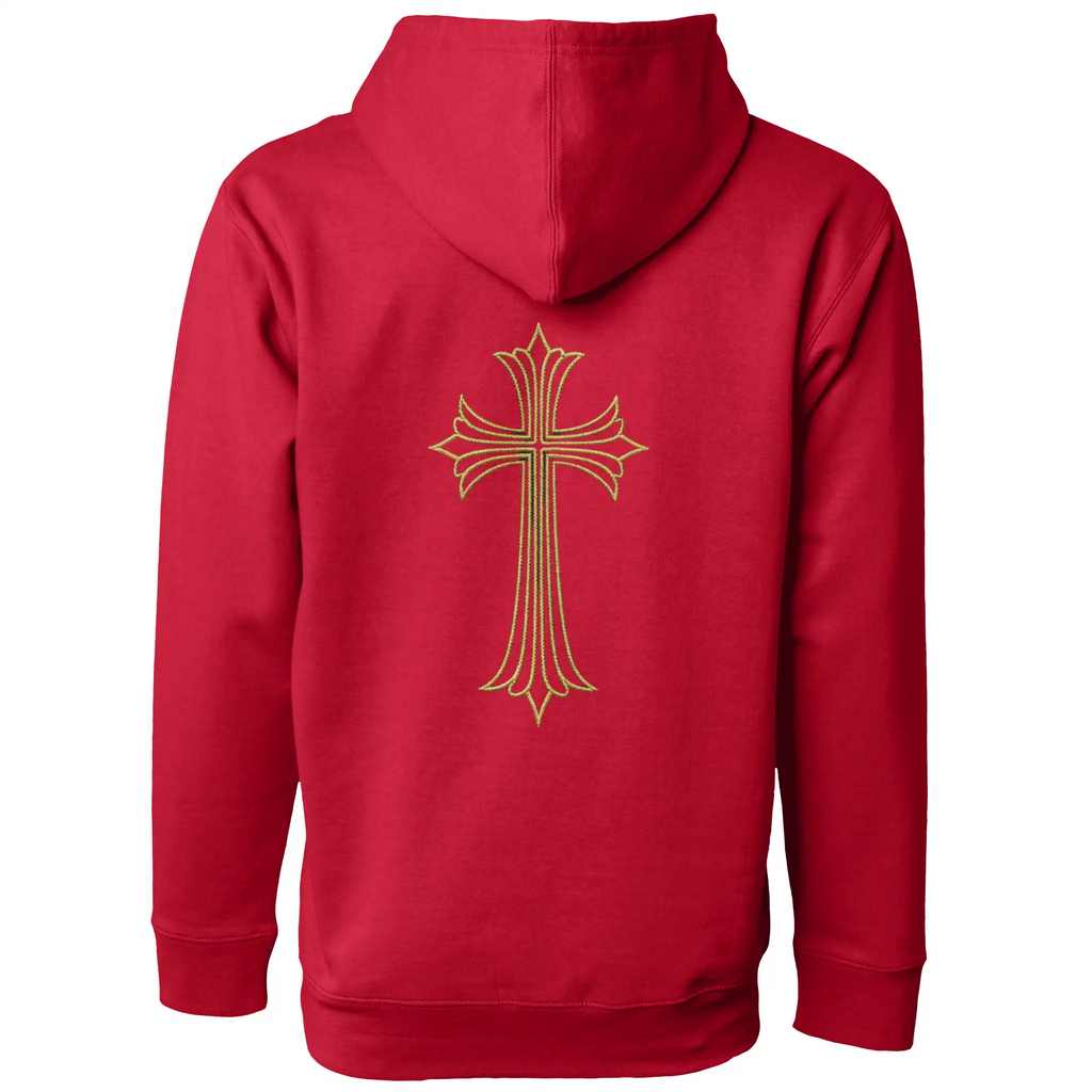 AllHustleFaith - Hoodie - Faith Collection (Gold Cross)
