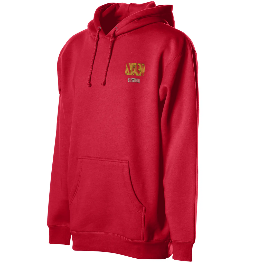 AllHustleFaith - Hoodie - Faith Collection (Gold Cross)