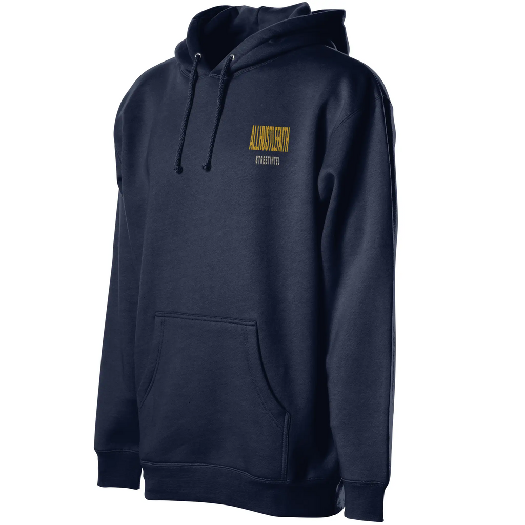 AllHustleFaith - Hoodie - Faith Collection (Gold Cross)