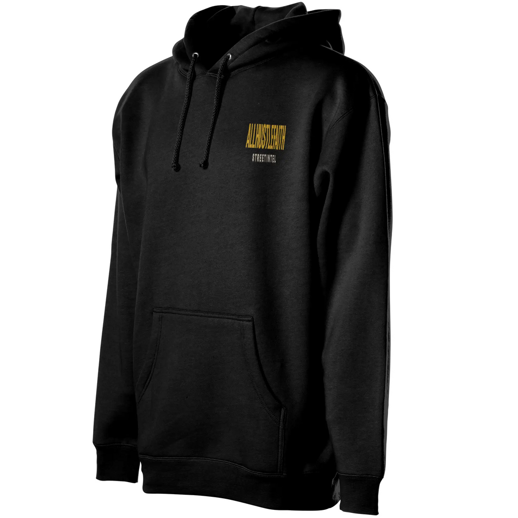 AllHustleFaith - Hoodie - Faith Collection (Gold Cross)