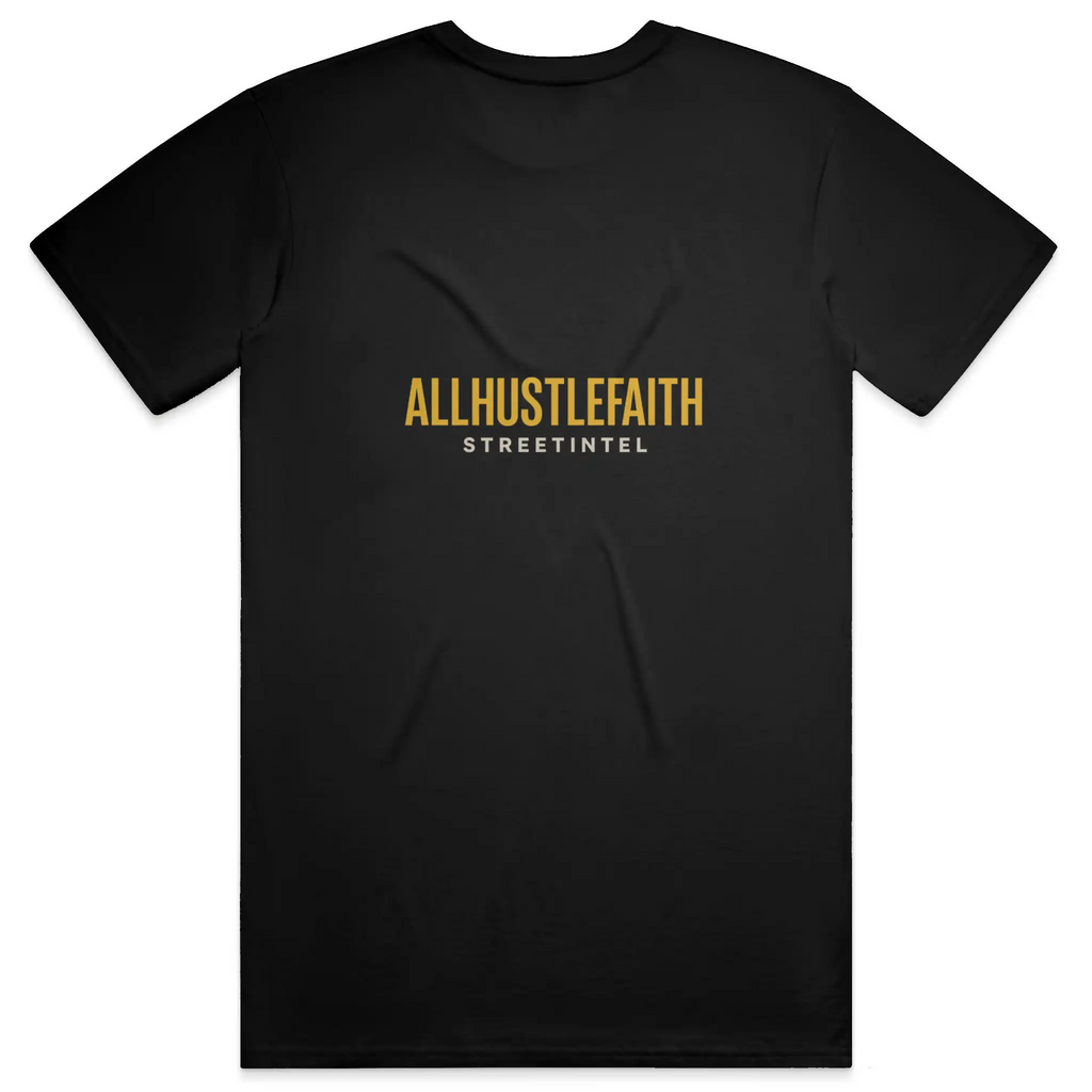 AllHustleFaith - T-Shirt - Signature Series | AHF Globe Badge