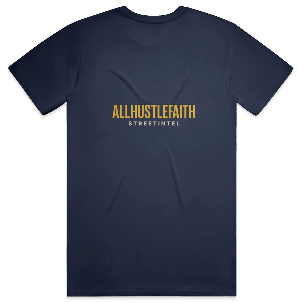 AllHustleFaith - T-Shirt - Signature Series | AHF Globe Badge
