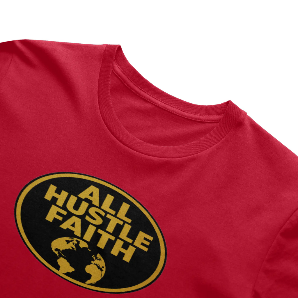 AllHustleFaith - T-Shirt - Signature Series | AHF Globe Badge