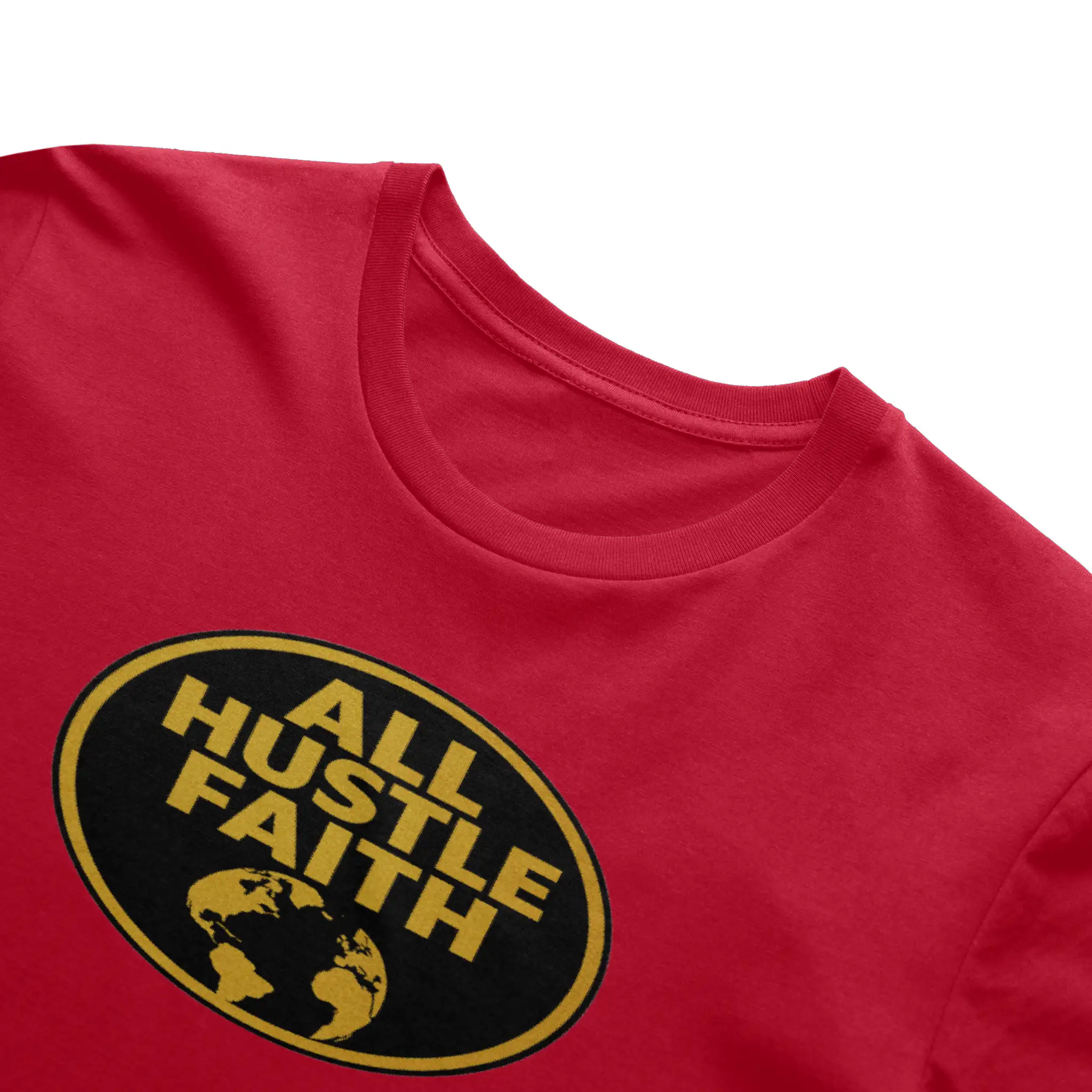 AllHustleFaith - T-Shirt - Signature Series | AHF Globe Badge