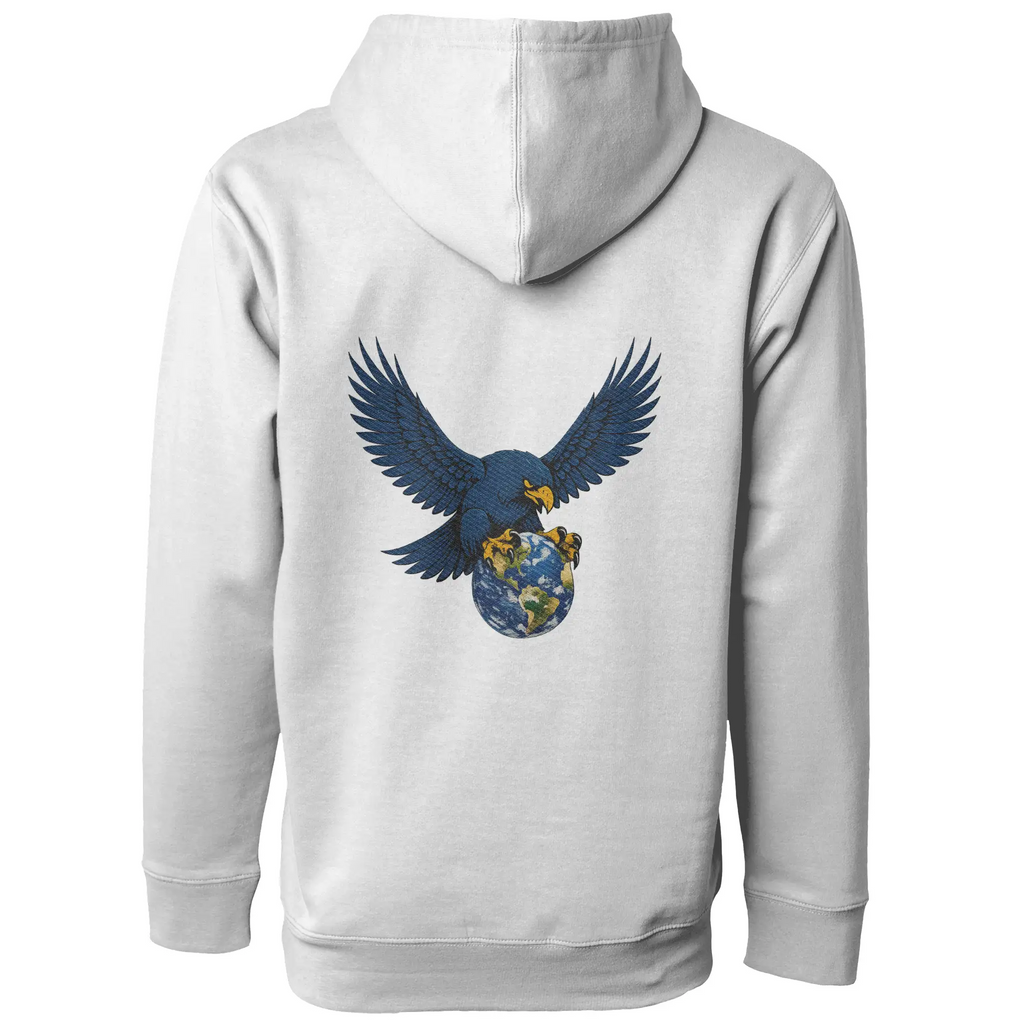 Falcons Sports - Hoodie - Limited Edition (All Embroidered, White)