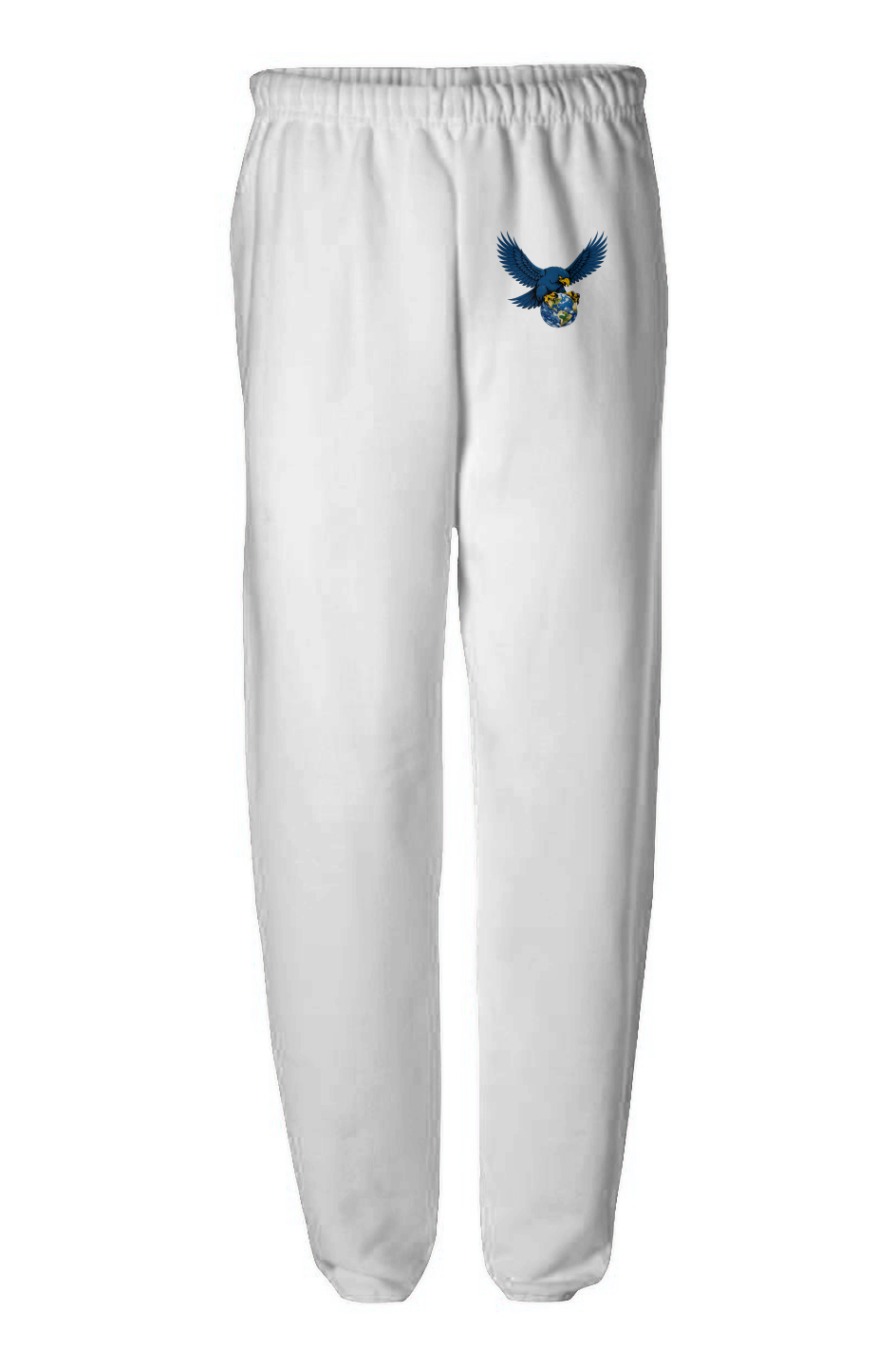 Falcons Sports - Sweatpants - Limited Edition (All Embroidered, White)