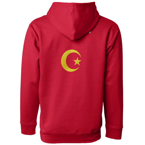 AllHustleFaith Hoodie Crescent Globe Faith Knows No Borders 