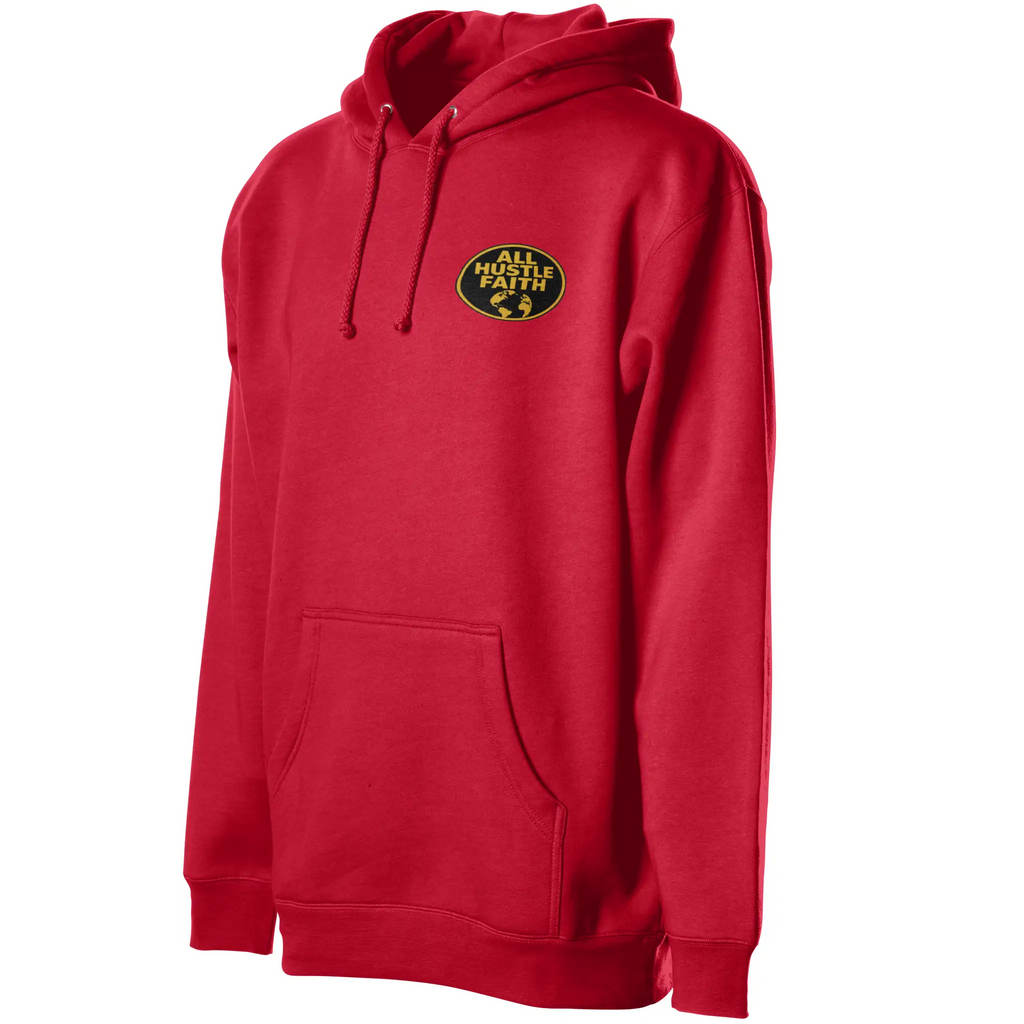 AllHustleFaith Hoodie Crescent Globe Faith Knows No Borders 