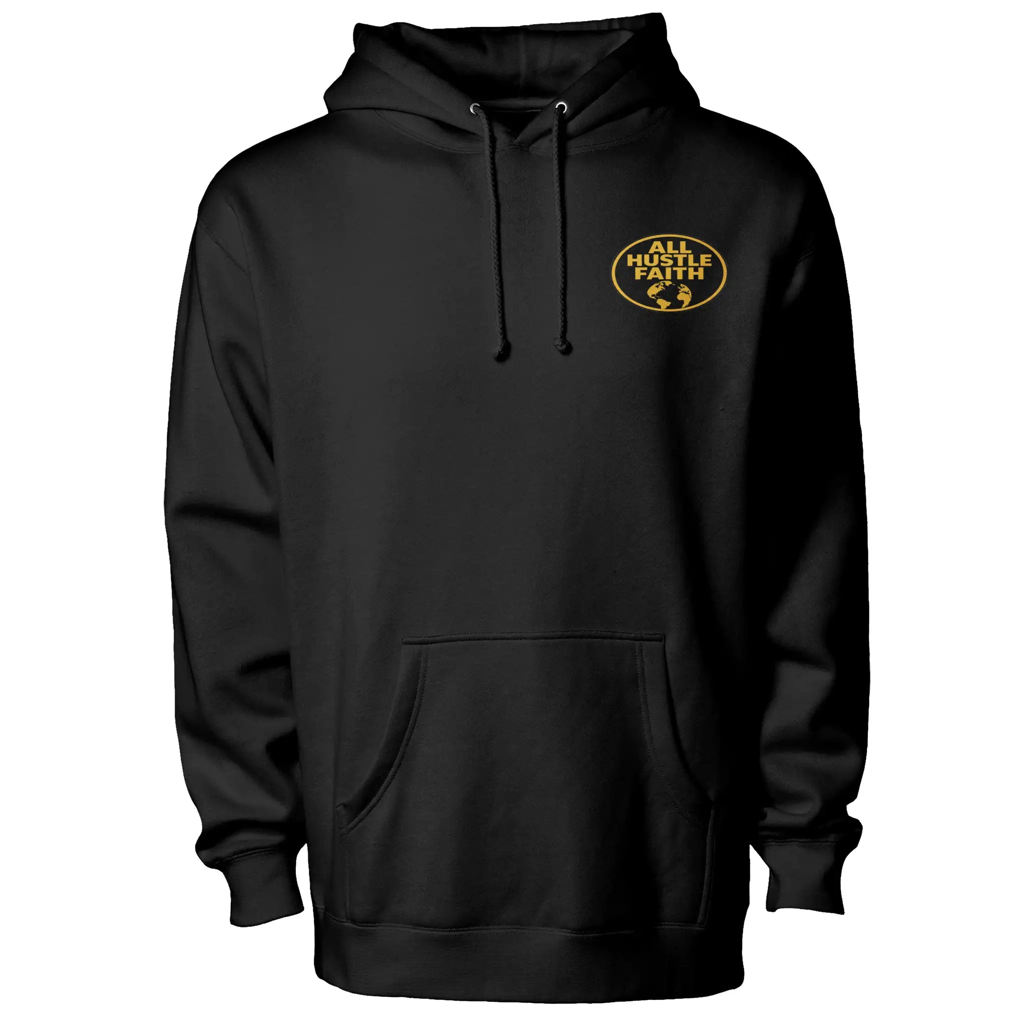 AllHustleFaith Hoodie Crescent Globe Faith Knows No Borders 