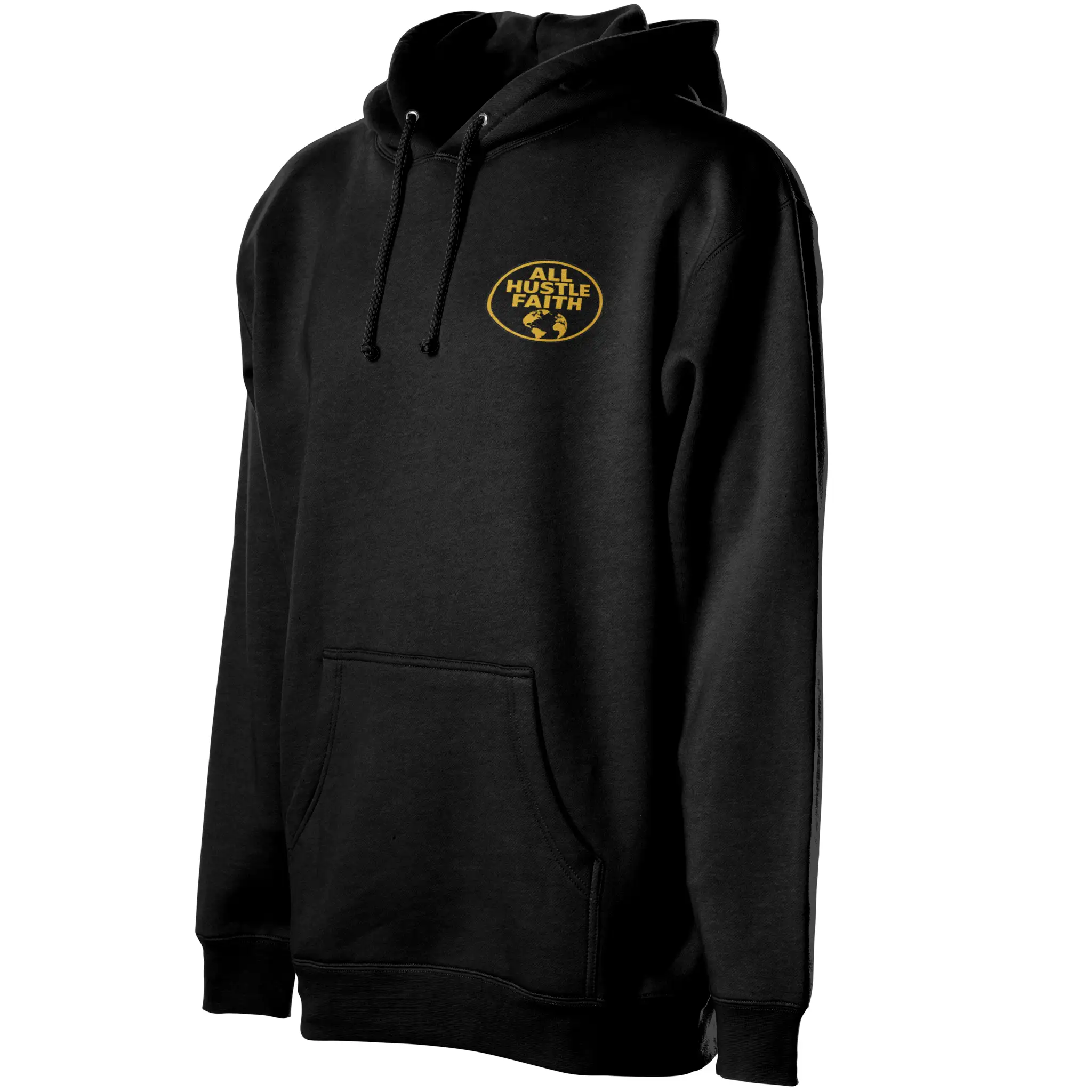 AllHustleFaith Hoodie Crescent Globe Faith Knows No Borders 