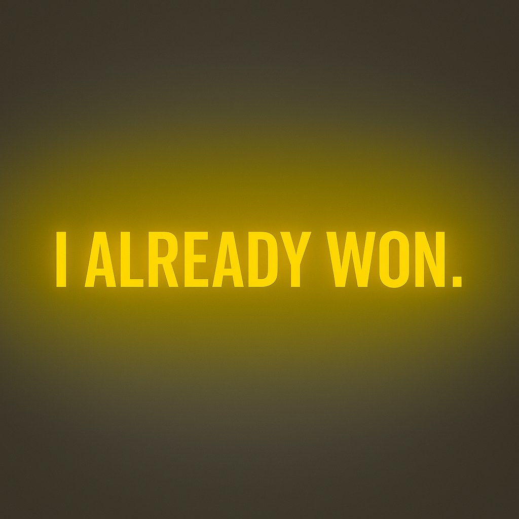 AllHustleFaith - Sweatpants - I Already Won.
