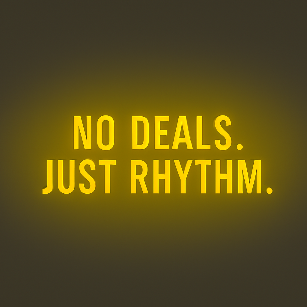 AllHustleFaith - Sweatpants - No Deals. Just Rhythm.