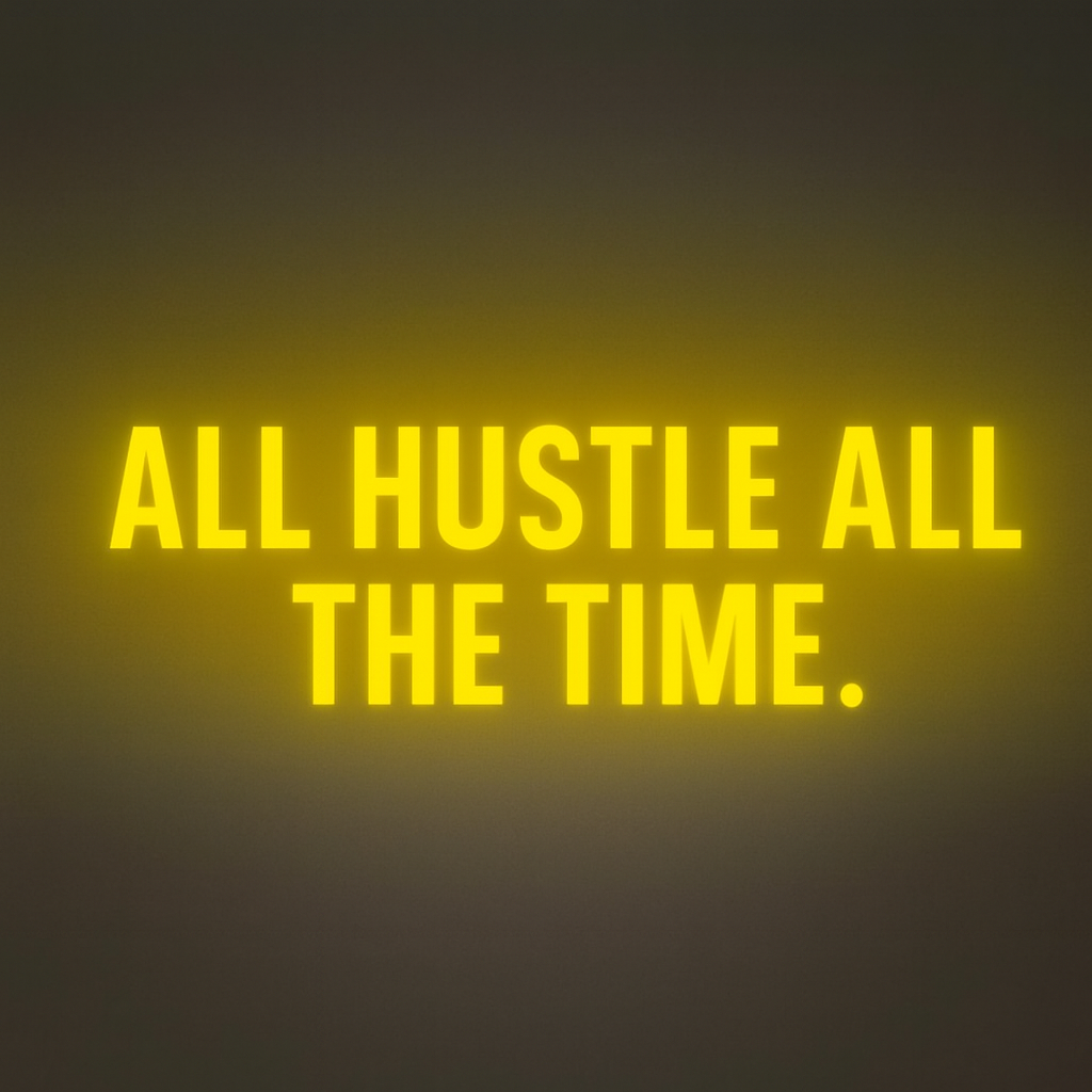 AllHustleFaith - Hoodie - All Hustle All The Time