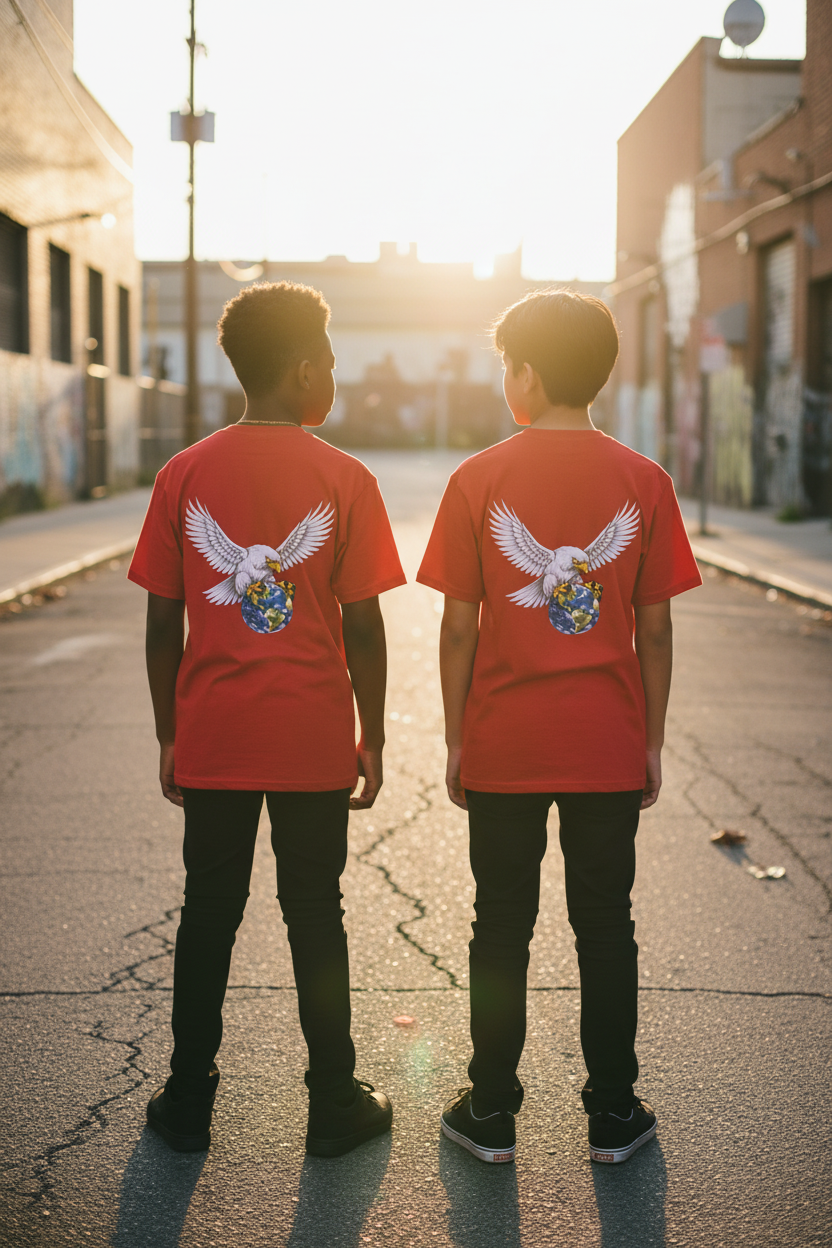 Albino Falcon Tee - Duo