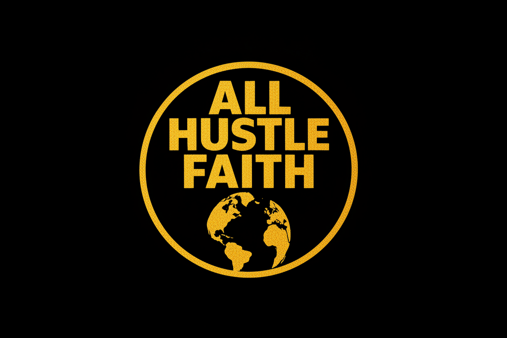 AllHustleFaith - Hoodie - AHF Globe Badge