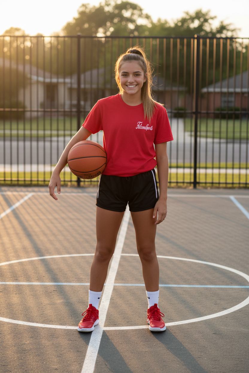 Basketball Teen Girl