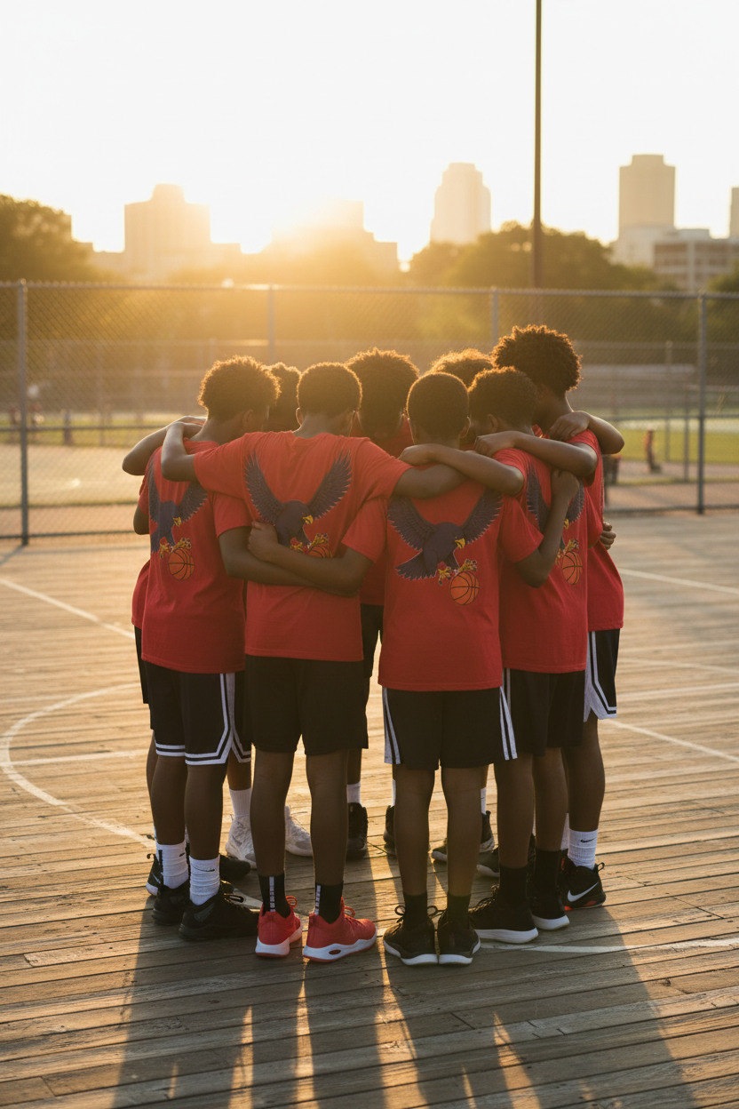 Falcons Basketball T-Shirt - Squad