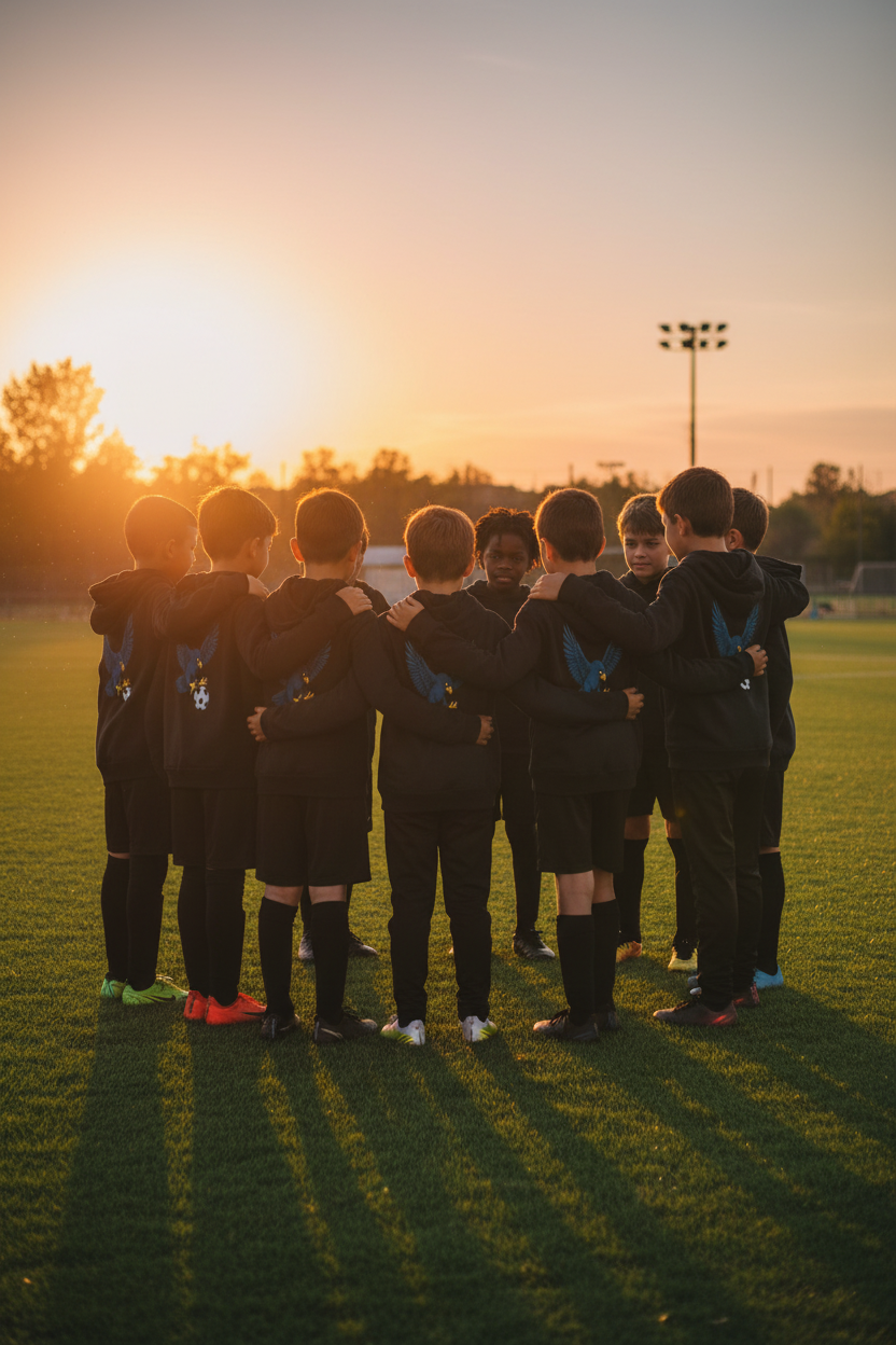 Falcons Soccer Hoodie Lifestyle - Squad