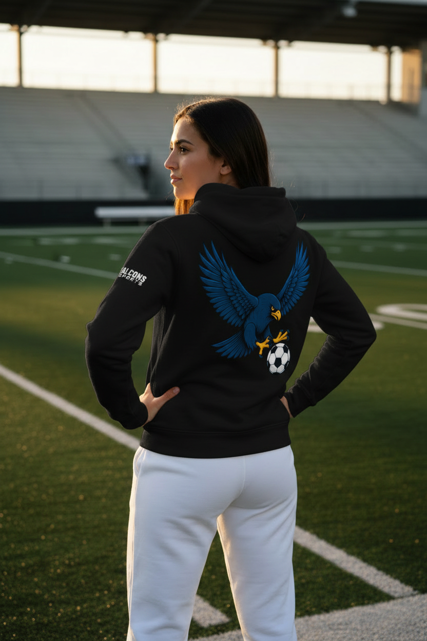 Falcons Soccer Hoodie - Teen Girl Lifestyle