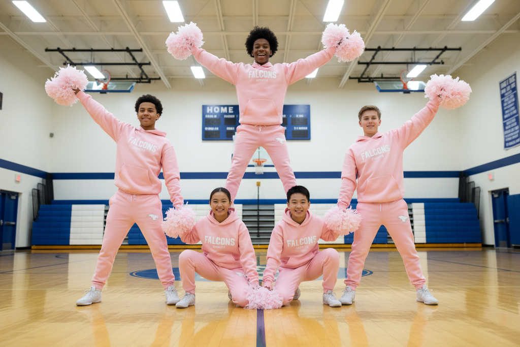 Light Pink Cheer Gym
