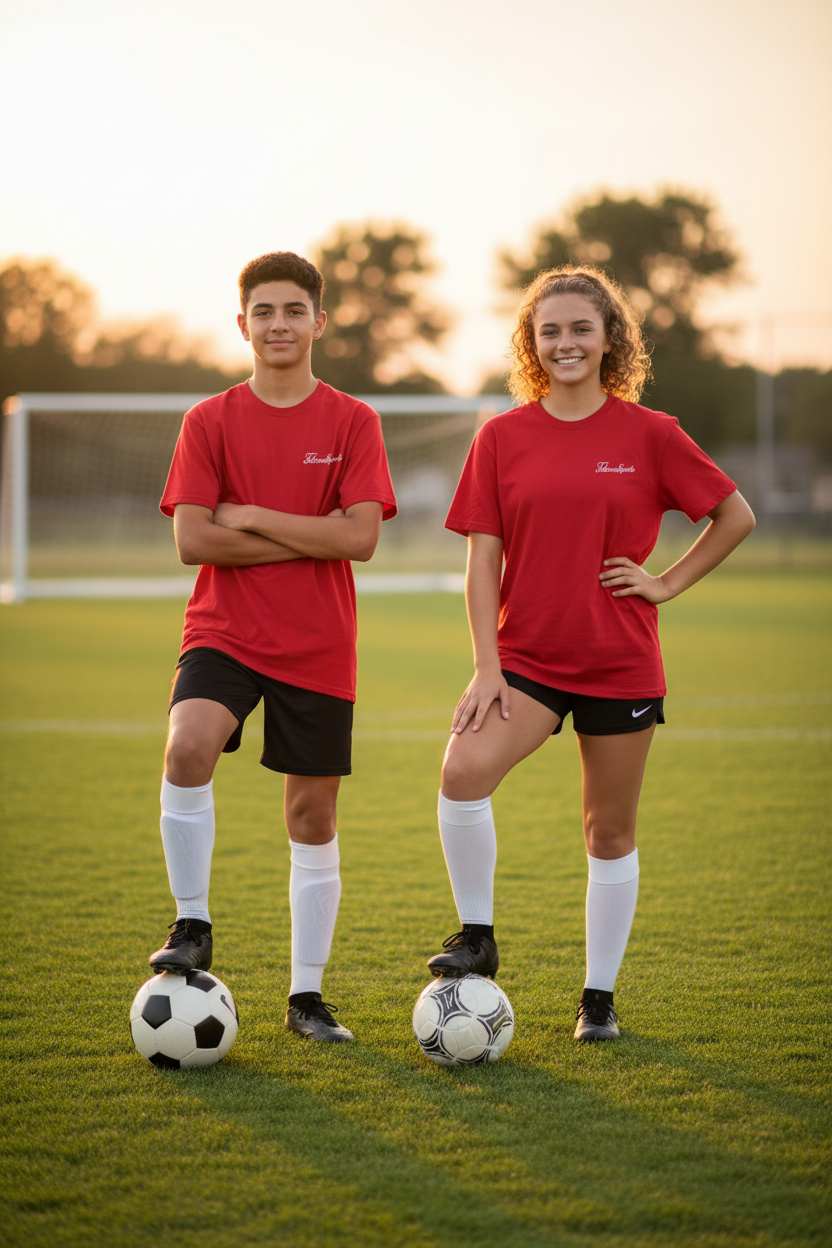 Soccer Tee Front Corrected