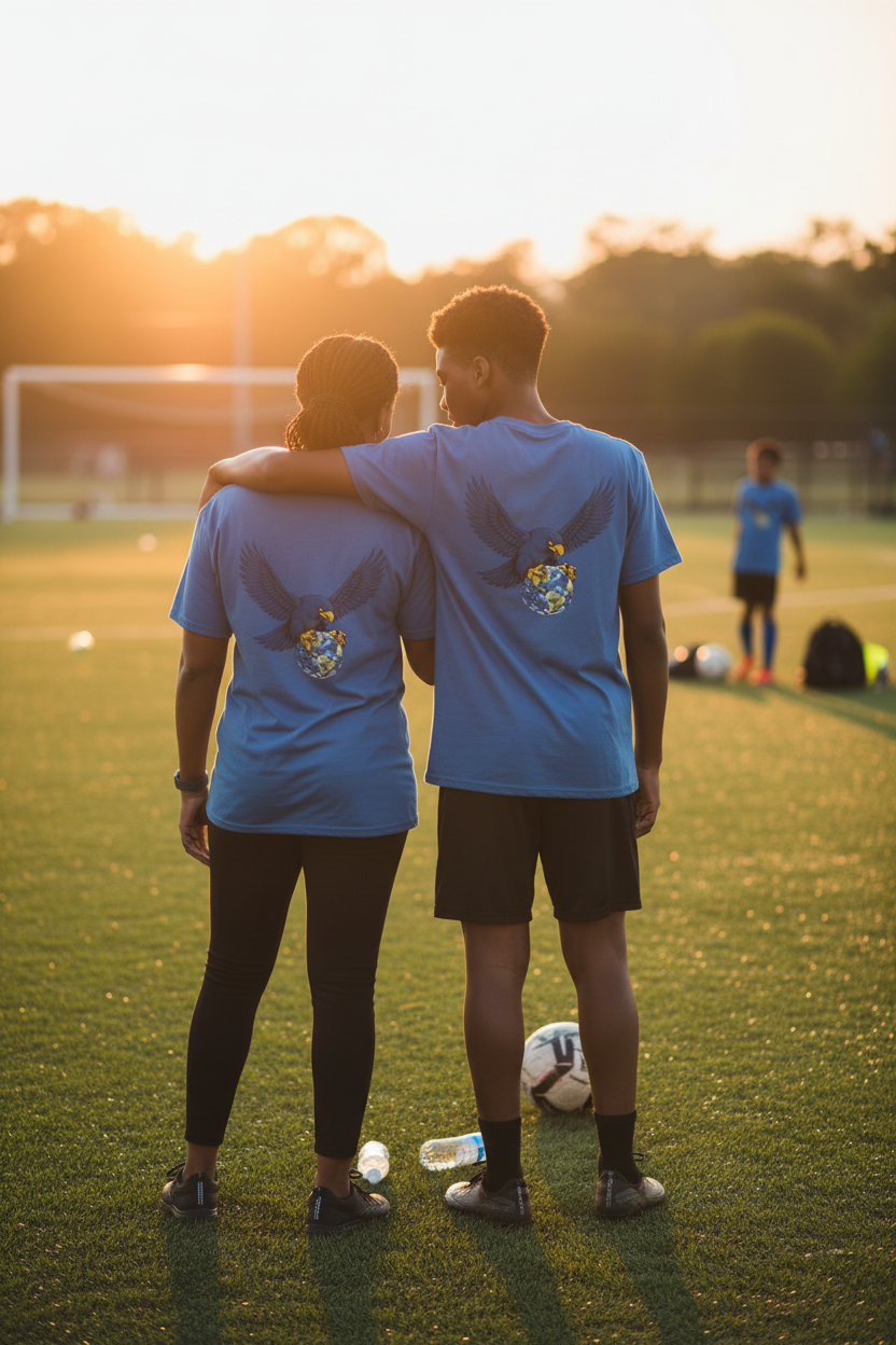 Spirit Tee Blue - Coach & Player