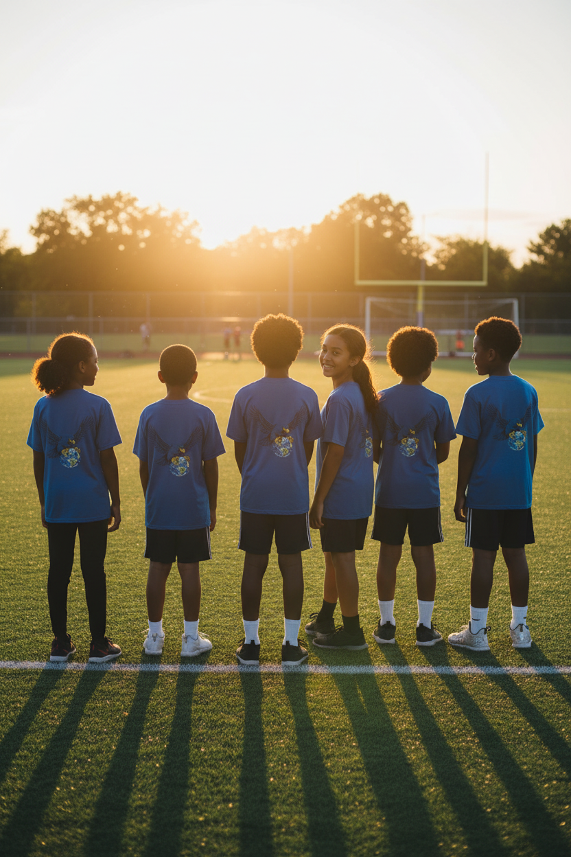 Spirit Tee Blue - Youth Squad