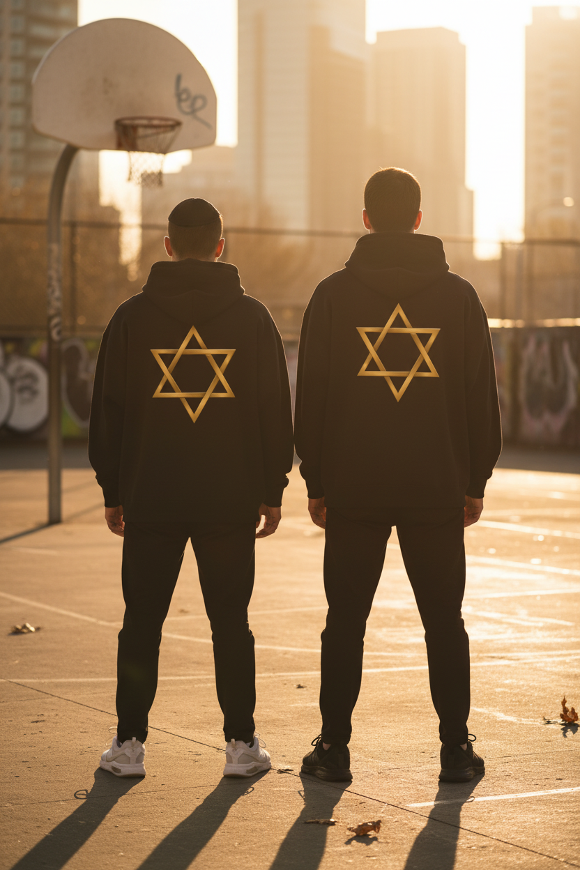 Star of David Group Back Shot