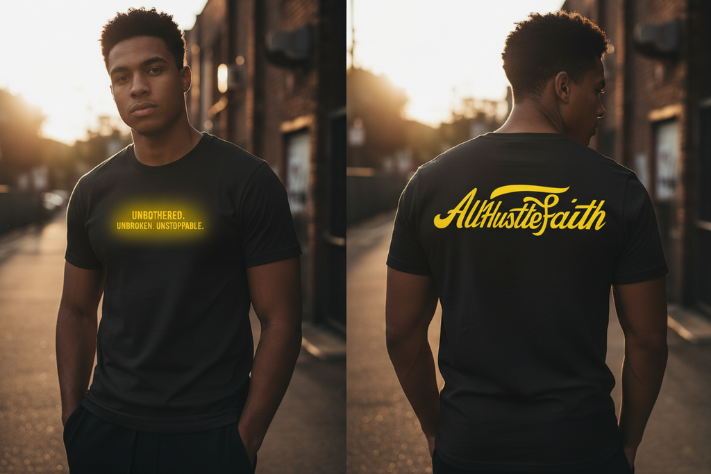 Unbothered Unbroken Unstoppable - Front & Back
